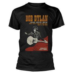 Bob Dylan Unisex Adult Sweet Marie Cotton T-Shirt / Black